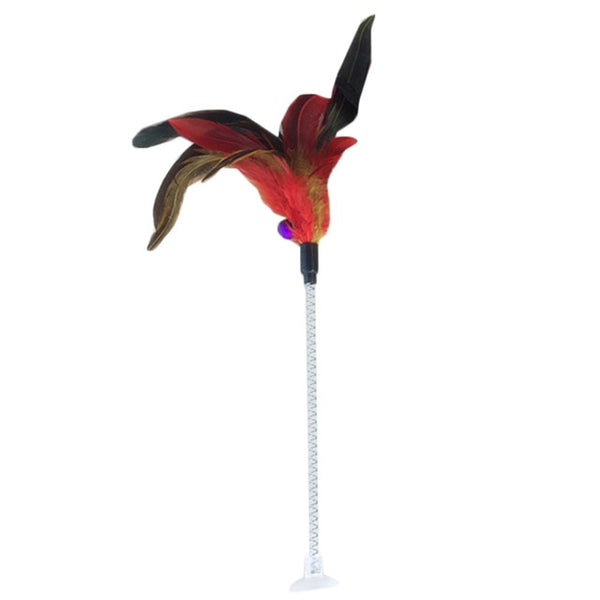 Feather Wand With Small Bell Mouse Cage Toys