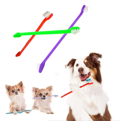 Plastic Pet Dog Toothbrush